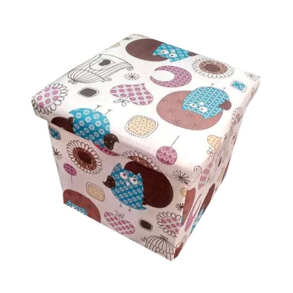 Pink Polka Dot Box With Lid // 30x30x30 Storage box storage basket cosmetic  underwear storage